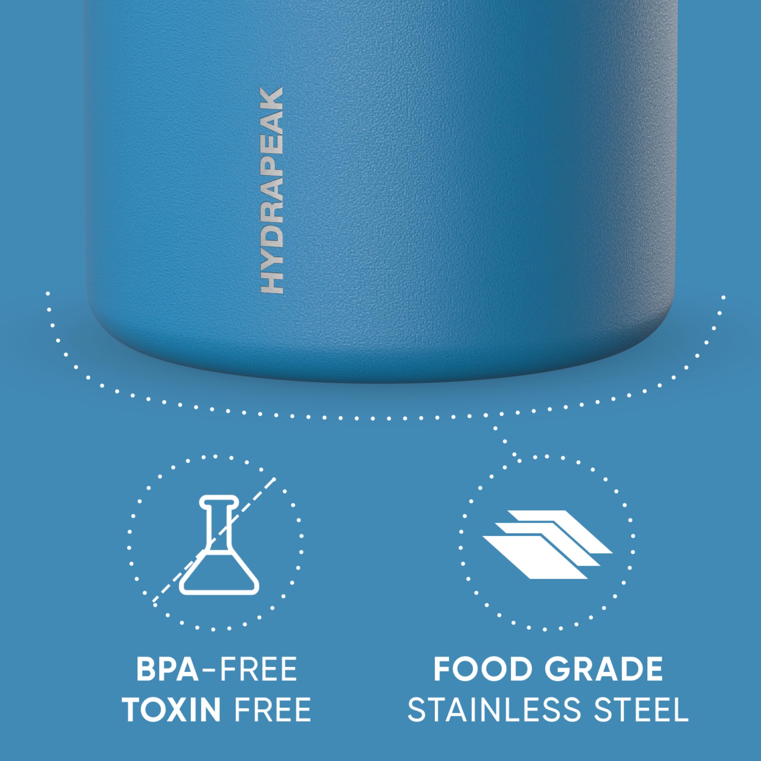 Foto 4 pulgar | Tarro De Comida Hydrapeak De Acero Inoxidable Con Aislamiento Al Vacío De 750 Ml - Venta Internacional.