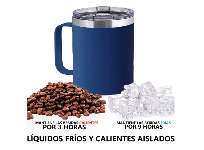 Foto 5 pulgar | Xtellar Vaso Térmico Premium De Acero Inoxidable 12 Oz – Innovador Thermos Portátil Para Café