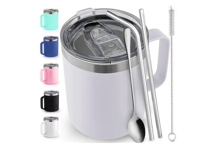 Foto 1 | Xtellar Vaso Térmico Premium De Acero Inoxidable 12 Oz – Innovador Thermos Portátil Para Café
