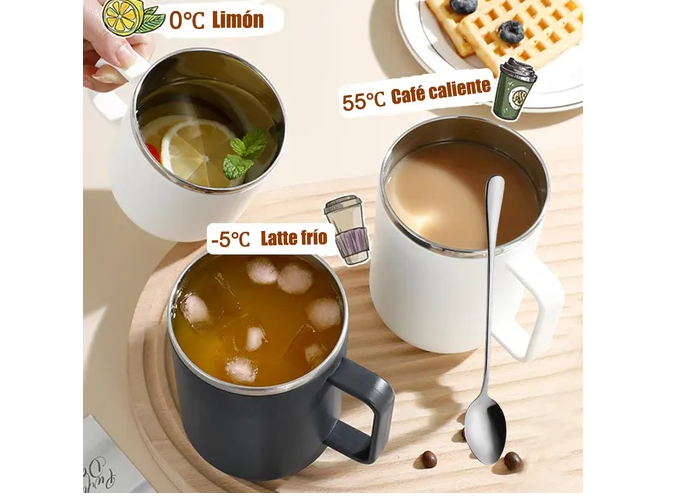 Foto 3 | Xtellar Vaso Térmico Premium De Acero Inoxidable 12 Oz – Innovador Thermos Portátil Para Café