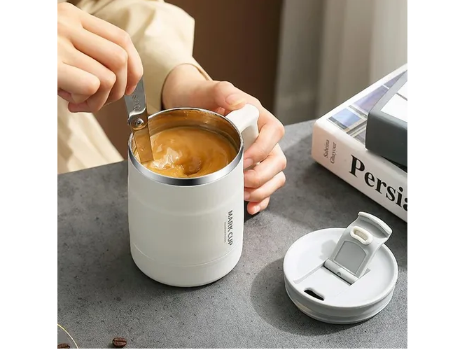 Foto 5 pulgar | Xtellar Taza Térmica Premium De Acero Inoxidable, Ideal Para Café 17oz, Incluye Cuchara