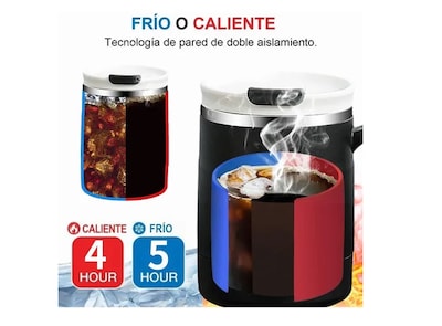 Foto 5 | Xtellar Taza Térmica Premium De Acero Inoxidable, Ideal Para Café 17oz, Incluye Cuchara