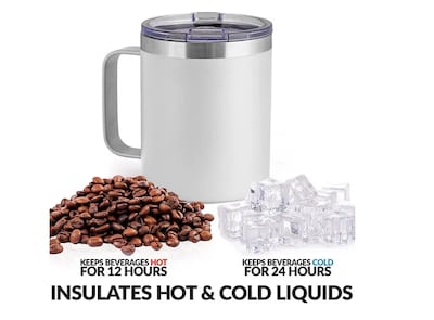 Foto 3 | Xtellar Vaso Térmico Premium De Acero Inoxidable 12 Oz – Innovador Thermos Portátil Para Café