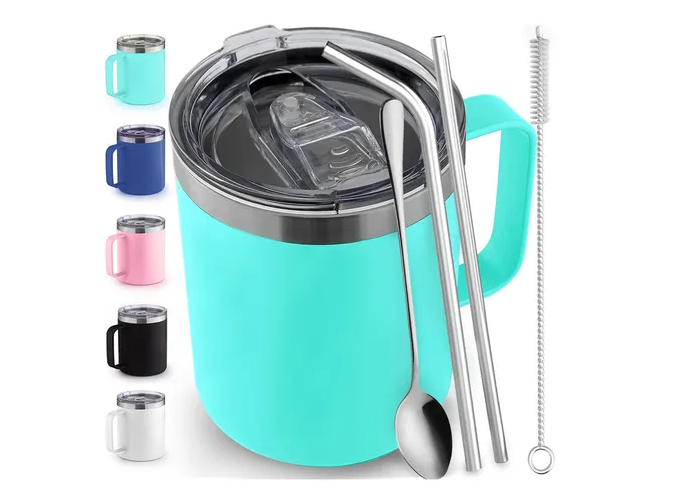 Xtellar Vaso Térmico Premium De Acero Inoxidable 12 Oz – Innovador Thermos Portátil Para Café