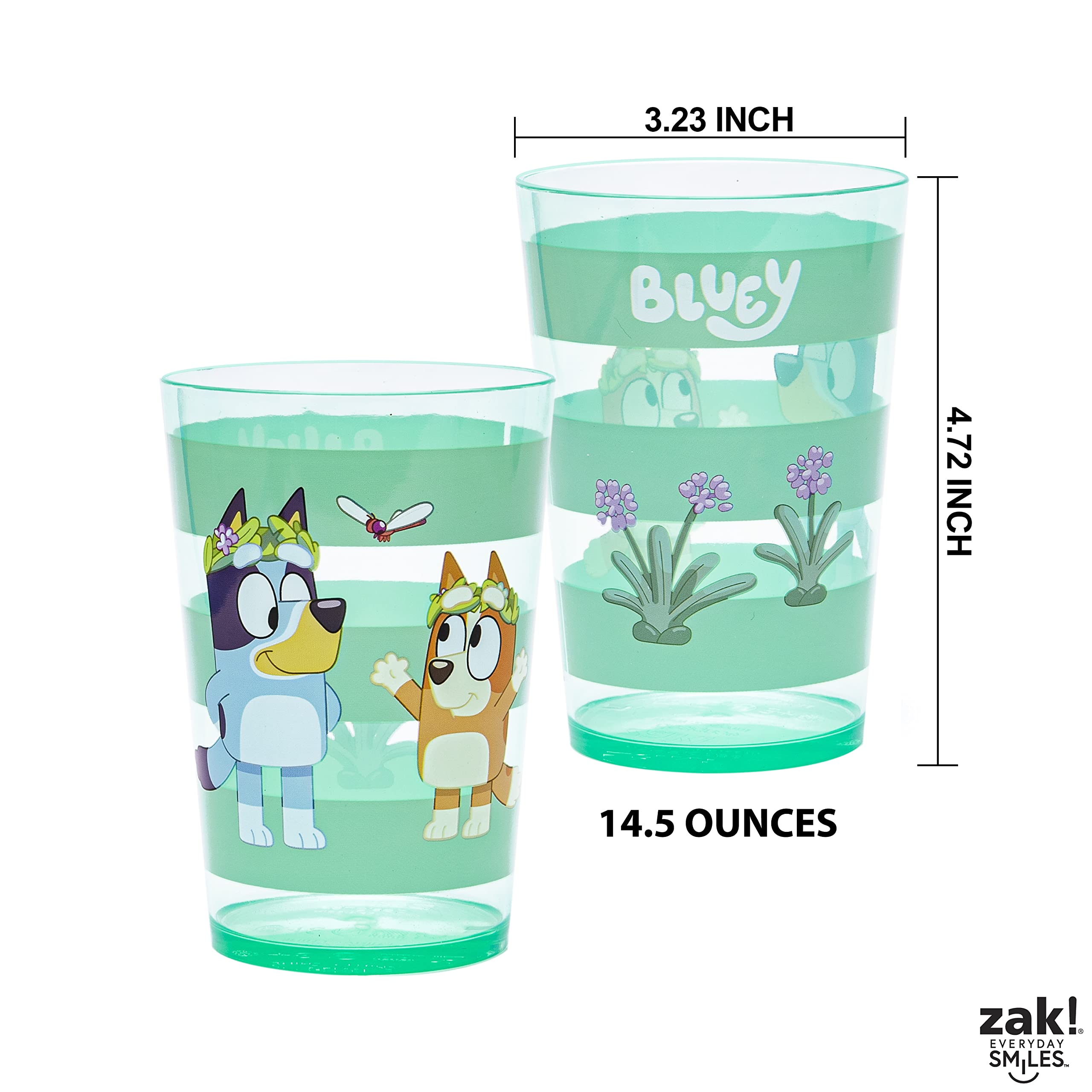 Foto 6 pulgar | Set De Vasos Anidados Zak Designs Bluey Para Niños, 430 Ml, Paquete De 4 - Venta Internacional.