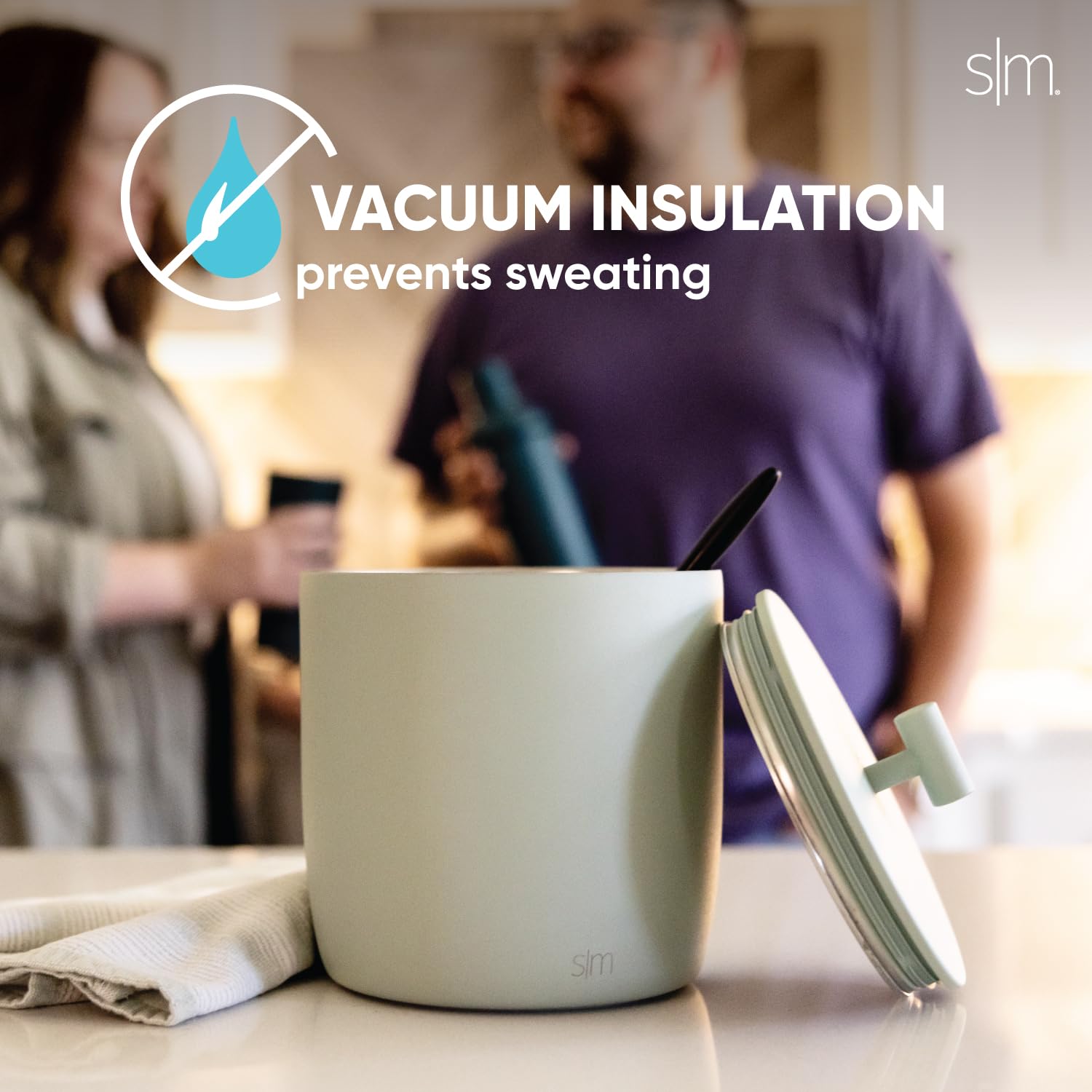 Foto 5 | Cubitera Simple, Moderna, Aislada Al Vacío, De Acero Inoxidable De 3 Litros - Venta Internacional.