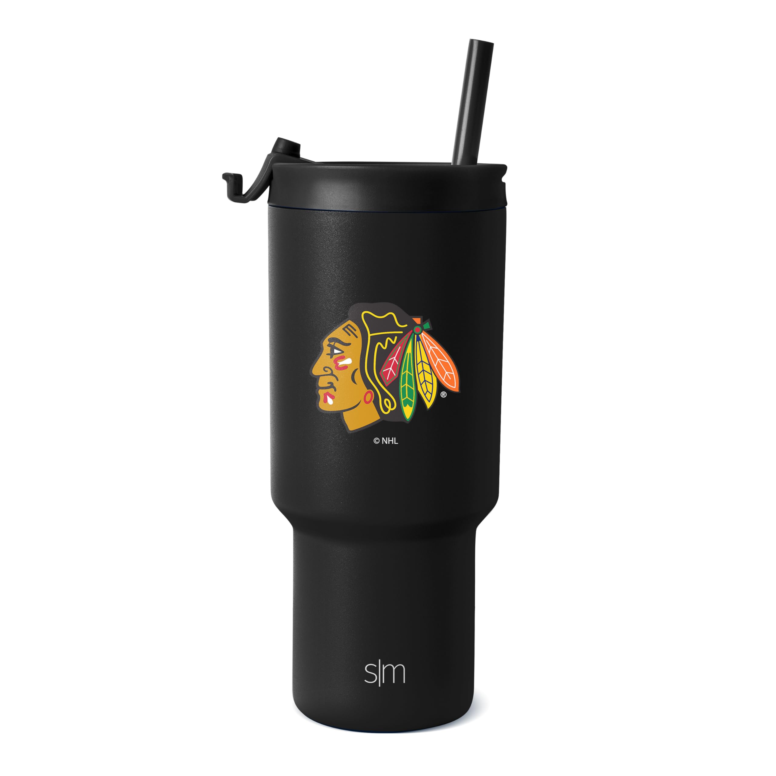 Foto 1 | Vaso Sencillo Y Moderno De La Nhl Chicago Blackhawks, 900 Ml - Venta Internacional.
