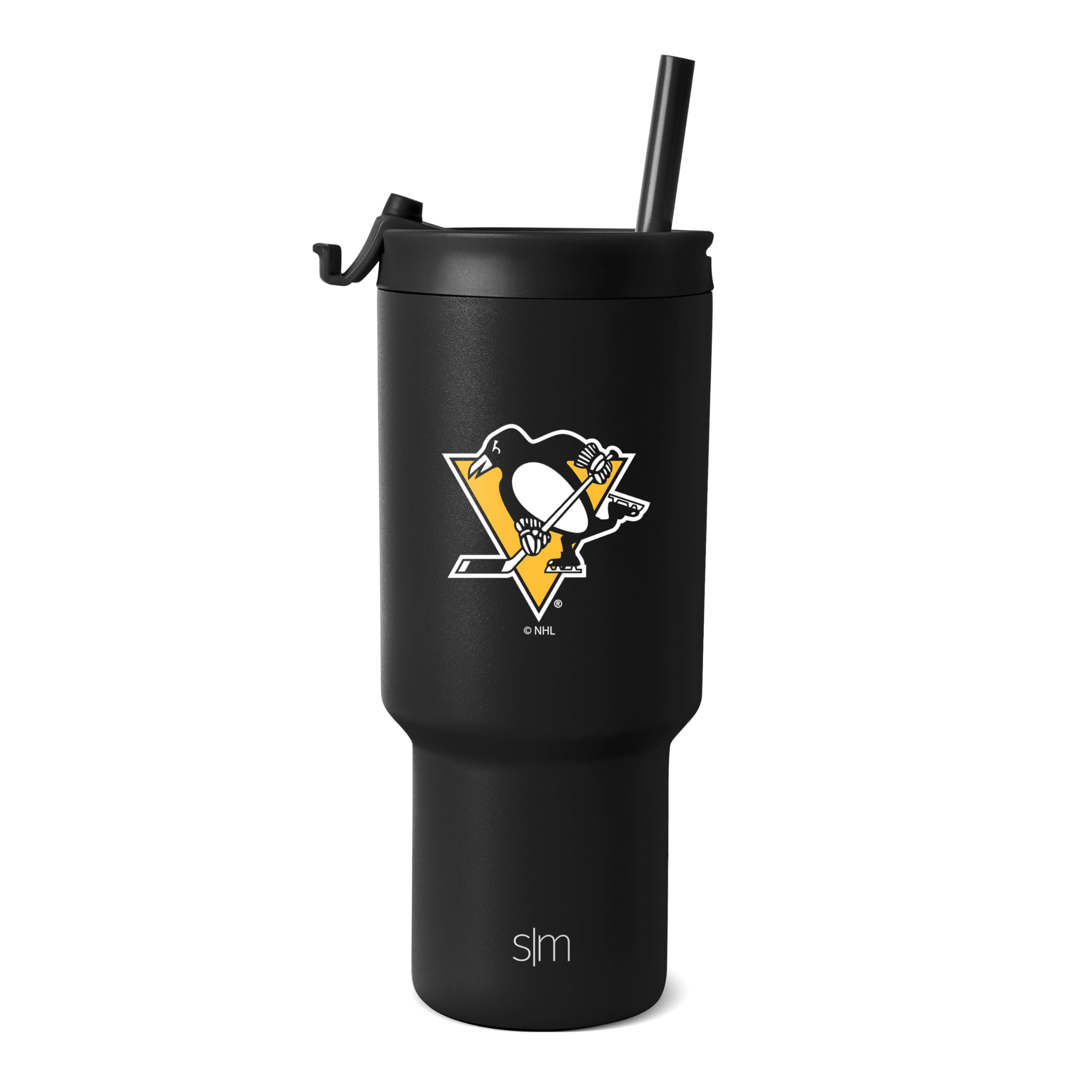 Vaso Sencillo Y Moderno De La Nhl Pittsburgh Penguins, 900 Ml - Venta Internacional.