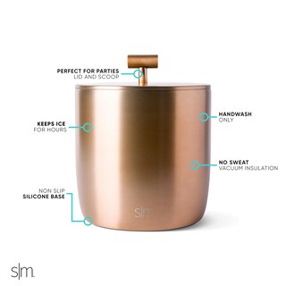 Foto 2 | Cubitera Simple, Moderna, Aislada Al Vacío, De Acero Inoxidable De 3 Litros - Venta Internacional.