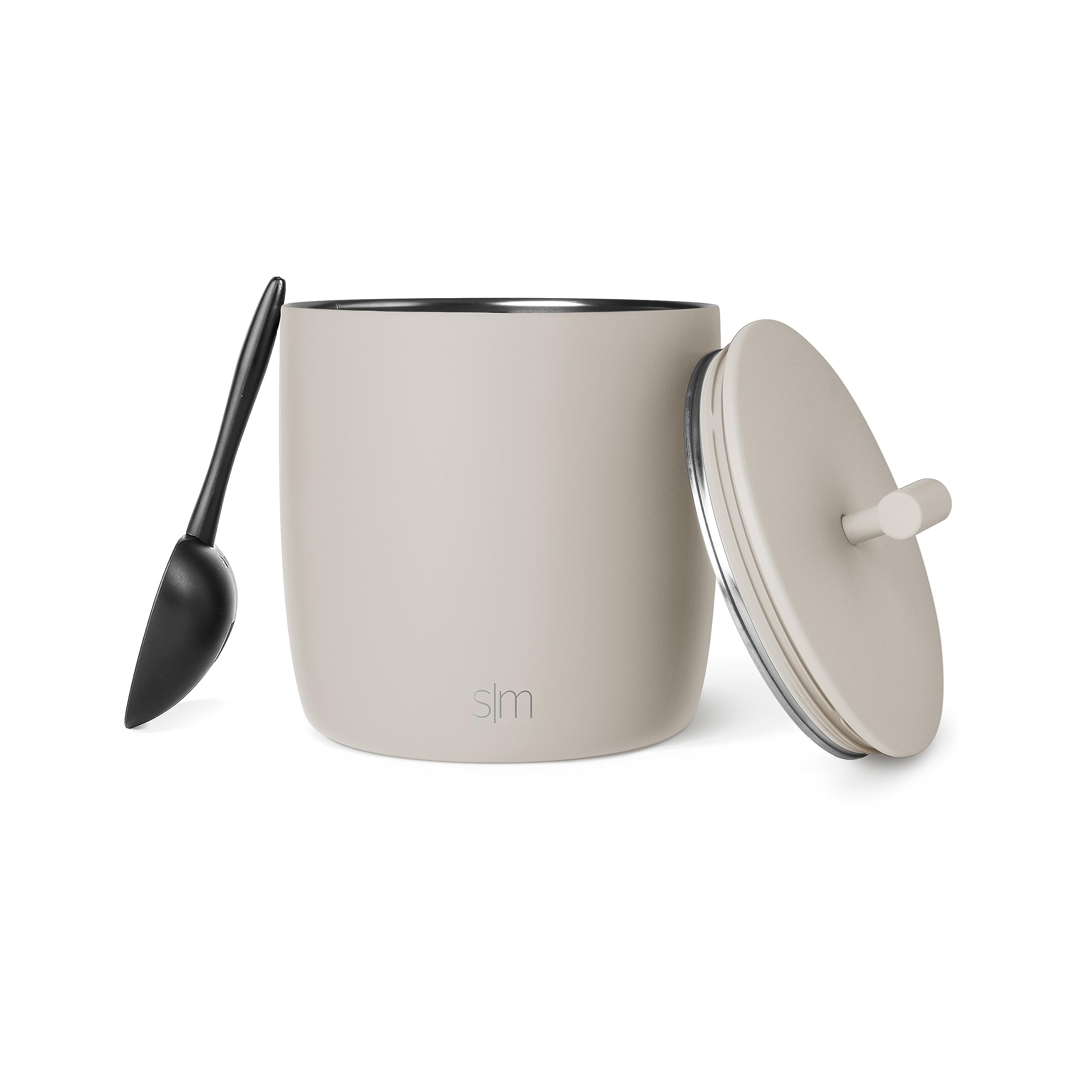 Cubitera Simple, Moderna, Aislada Al Vacío, De Acero Inoxidable De 3 Litros - Venta Internacional.