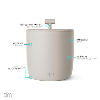 Foto 2 | Cubitera Simple, Moderna, Aislada Al Vacío, De Acero Inoxidable De 3 Litros - Venta Internacional.
