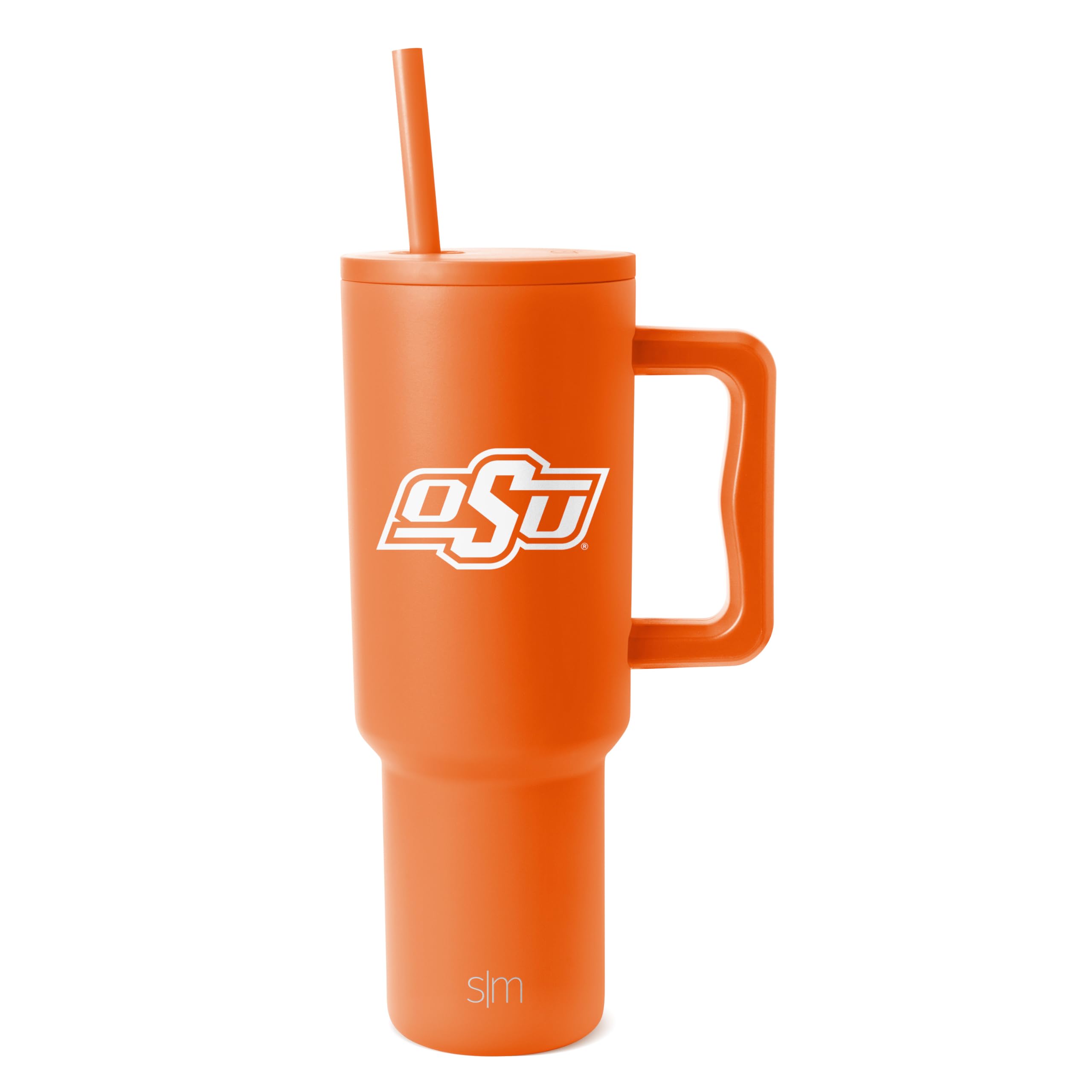 Vaso Sencillo Y Moderno De Los Oklahoma State Cowboys De 1,2 L Con Asa - Venta Internacional.