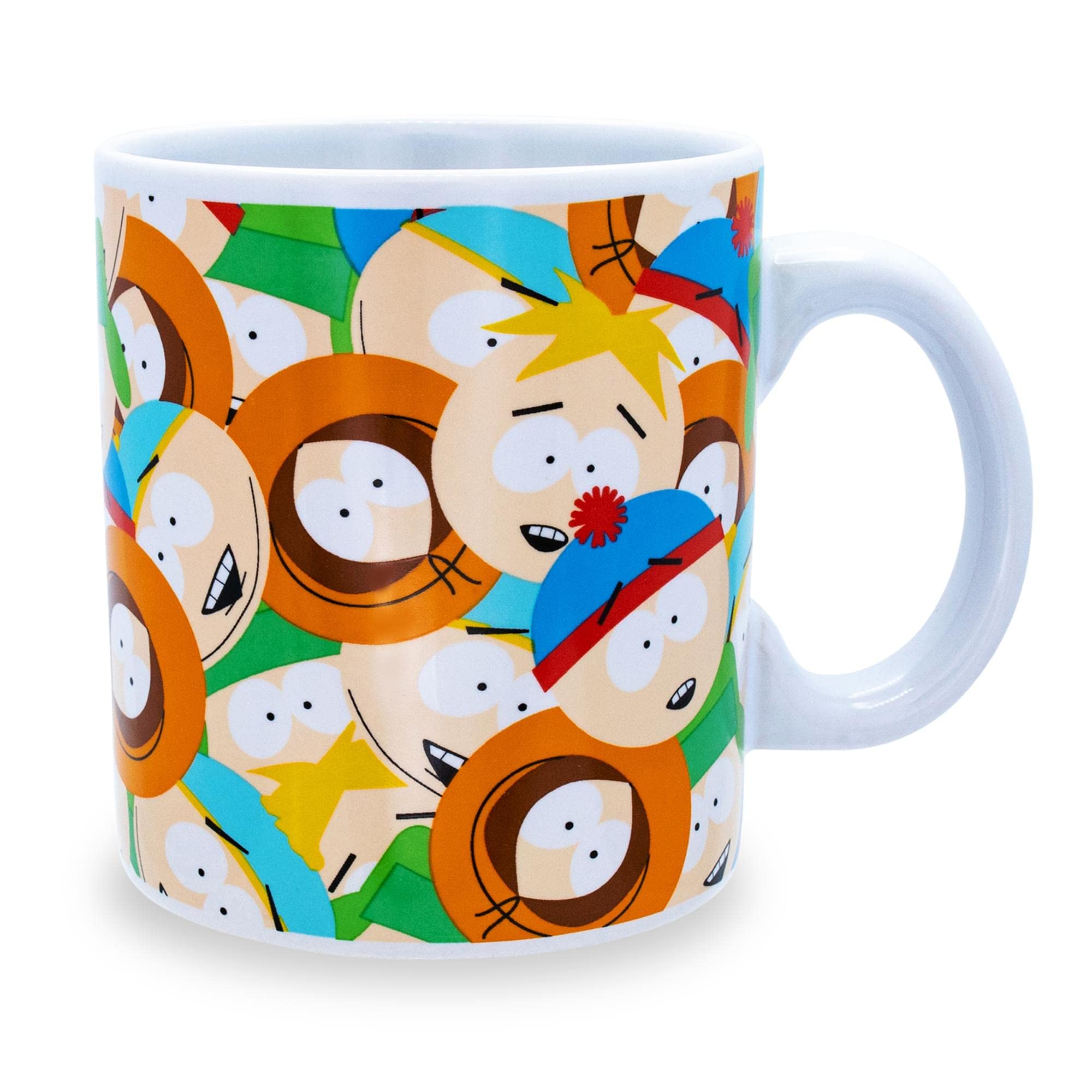 Foto 2 pulgar | Taza De Cerámica South Park Character Faces, 600 Ml - Venta Internacional.