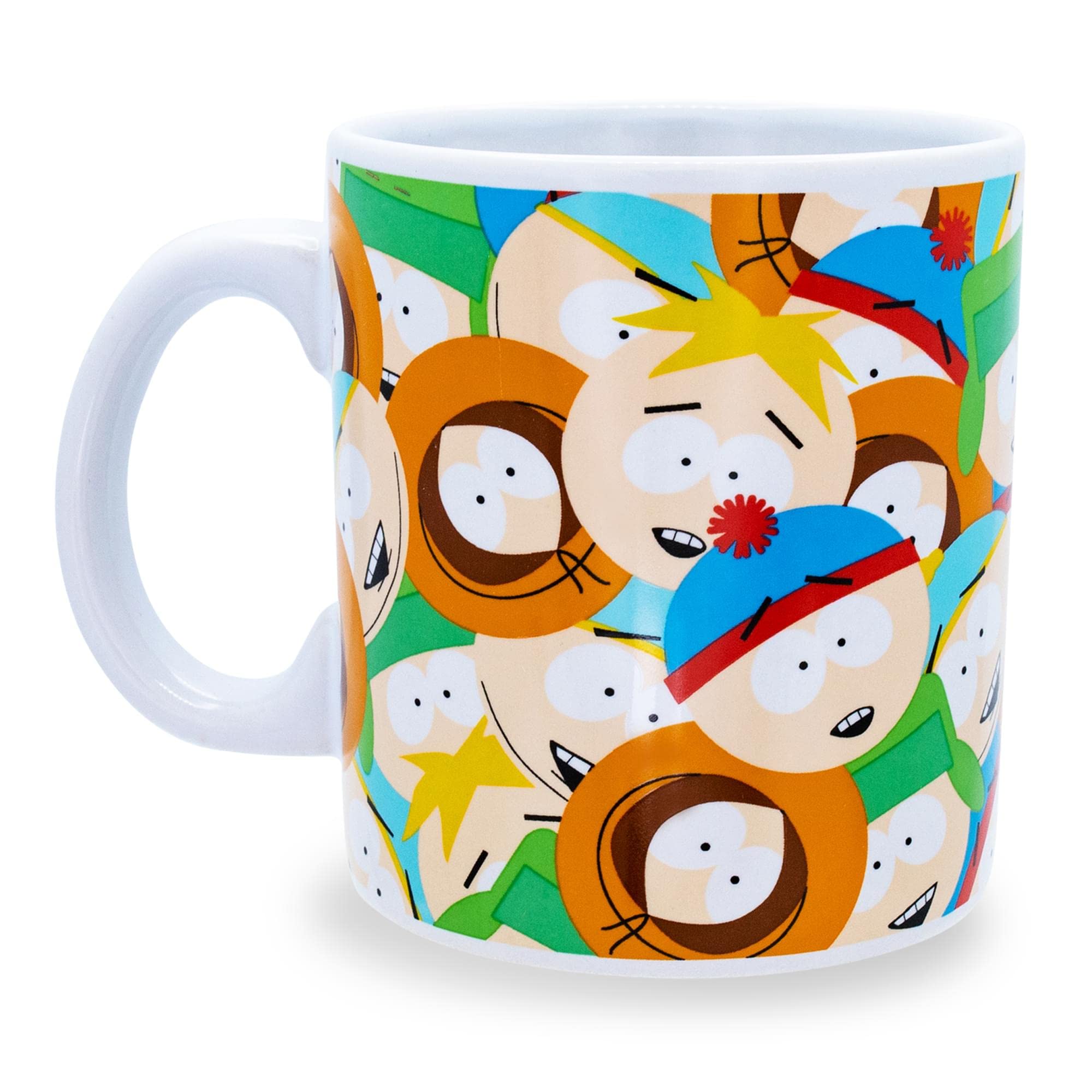 Foto 4 pulgar | Taza De Cerámica South Park Character Faces, 600 Ml - Venta Internacional.