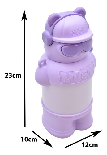 Foto 3 pulgar | Termo Baby Cup Oso Music 480ml Sm24coh811