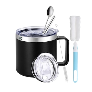 Foto 1 | Taza Térmica 14oz De Acero Inoxidable Eo Safe Imports Esi-19763 Negro