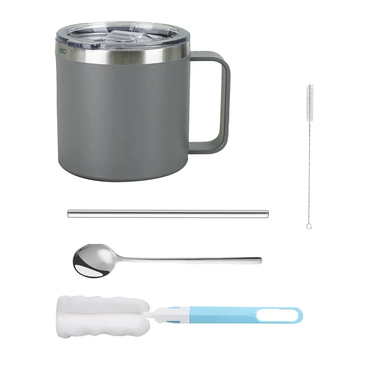 Foto 3 | Taza Térmica 14oz De Acero Inoxidable Eo Safe Imports Esi-19762 Gris