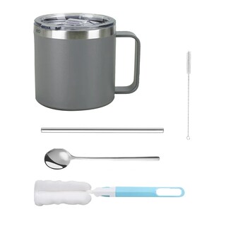 Foto 3 | Taza Térmica 14oz De Acero Inoxidable Eo Safe Imports Esi-19762 Gris