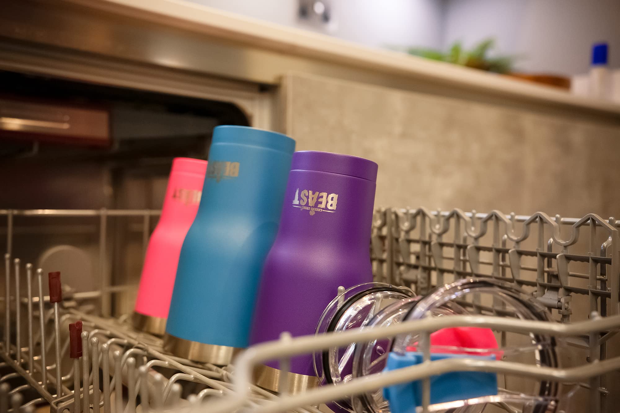 Foto 6 pulgar | Vaso Greens Steel Beast De Acero Inoxidable  900 Ml  Color Morado - Venta Internacional.