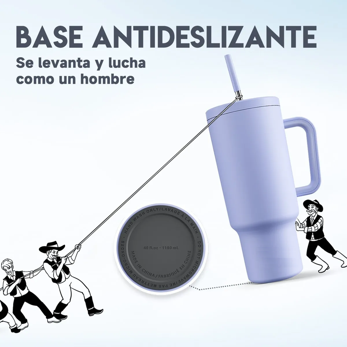 Foto 4 pulgar | Taza Térmica De Viaje De Acero Inoxidable Eo Safe Imports Esi-20157 Purpura