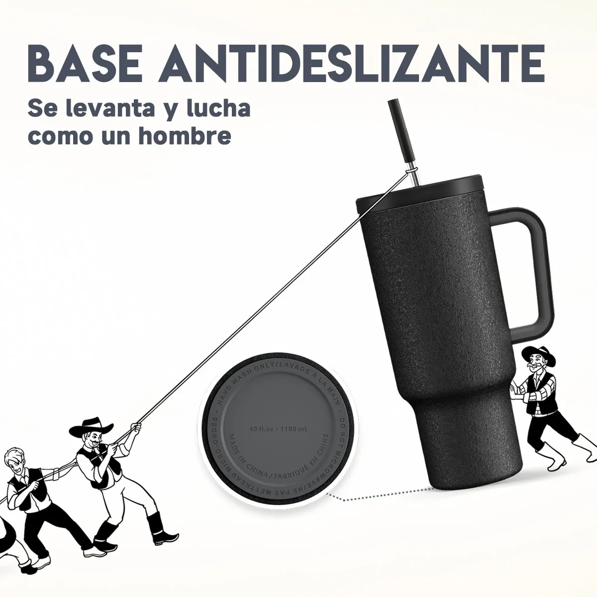 Foto 4 pulgar | Taza Termica De Viaje De Acero Inoxidable Eo Safe Imports Esi-20155 Negro