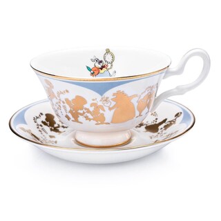 Foto 1 | Taza Y Platillo Disney Alicia En El País De Las Maravillas White Rabbit - Venta Internacional.