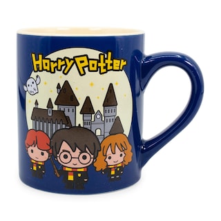 Foto 1 | Taza De Cerámica Plateada Con Dibujos Animados De Buffalo Chibi De Harry Potter 420 Ml - Venta Internacional.