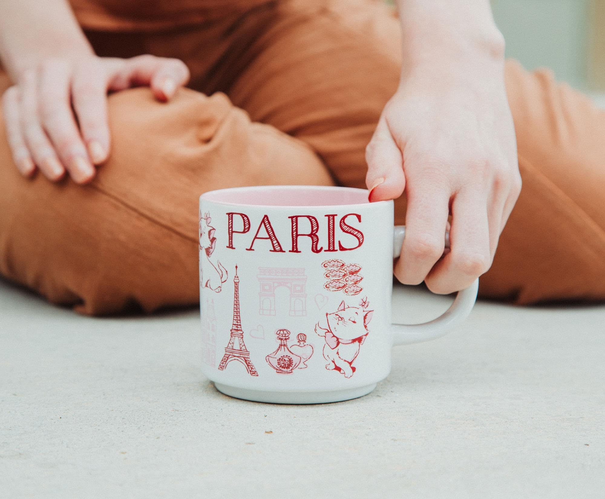 Foto 5 pulgar | Taza De Café Disney The Aristocats Marie Pink  380 Ml  Cerámica - Venta Internacional.