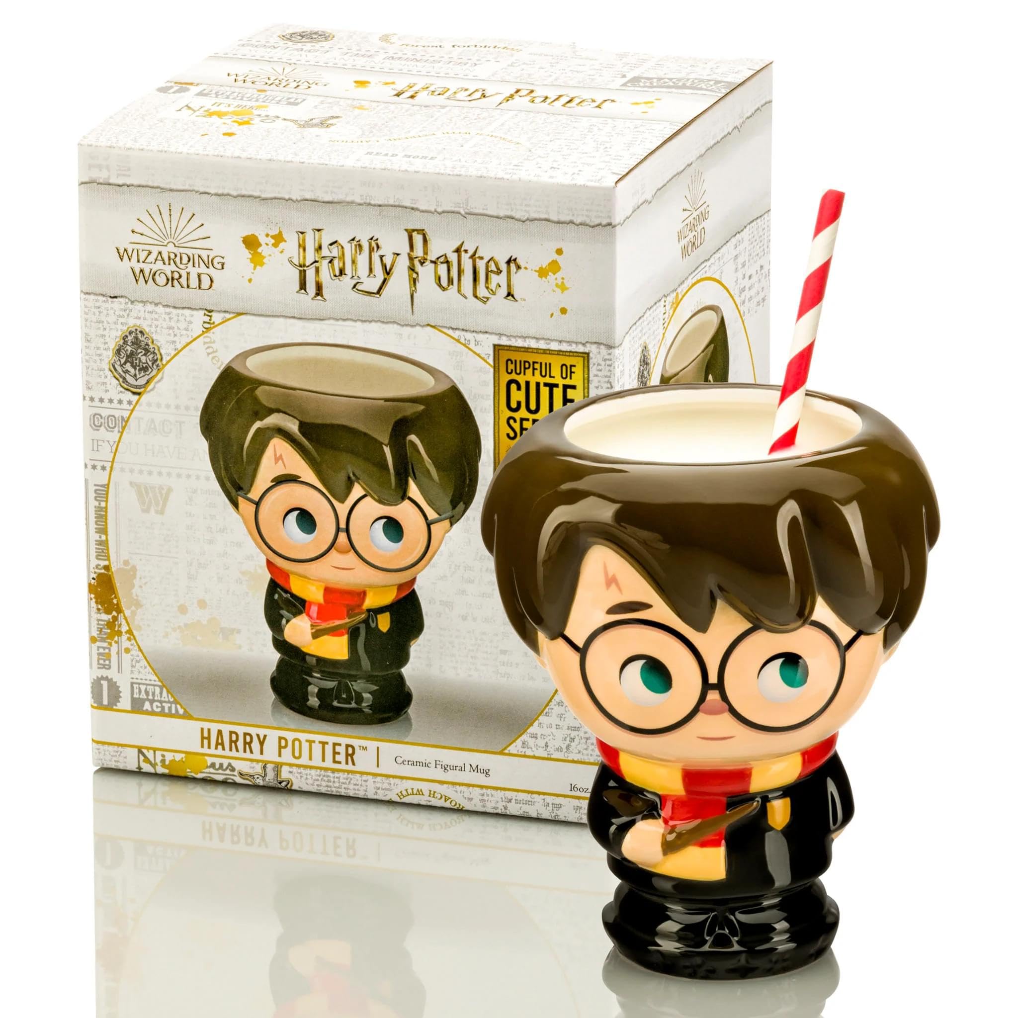 Foto 3 | Taza De Café Con Figura Kawaii De Harry Potter  480 Ml  Cerámica - Venta Internacional.