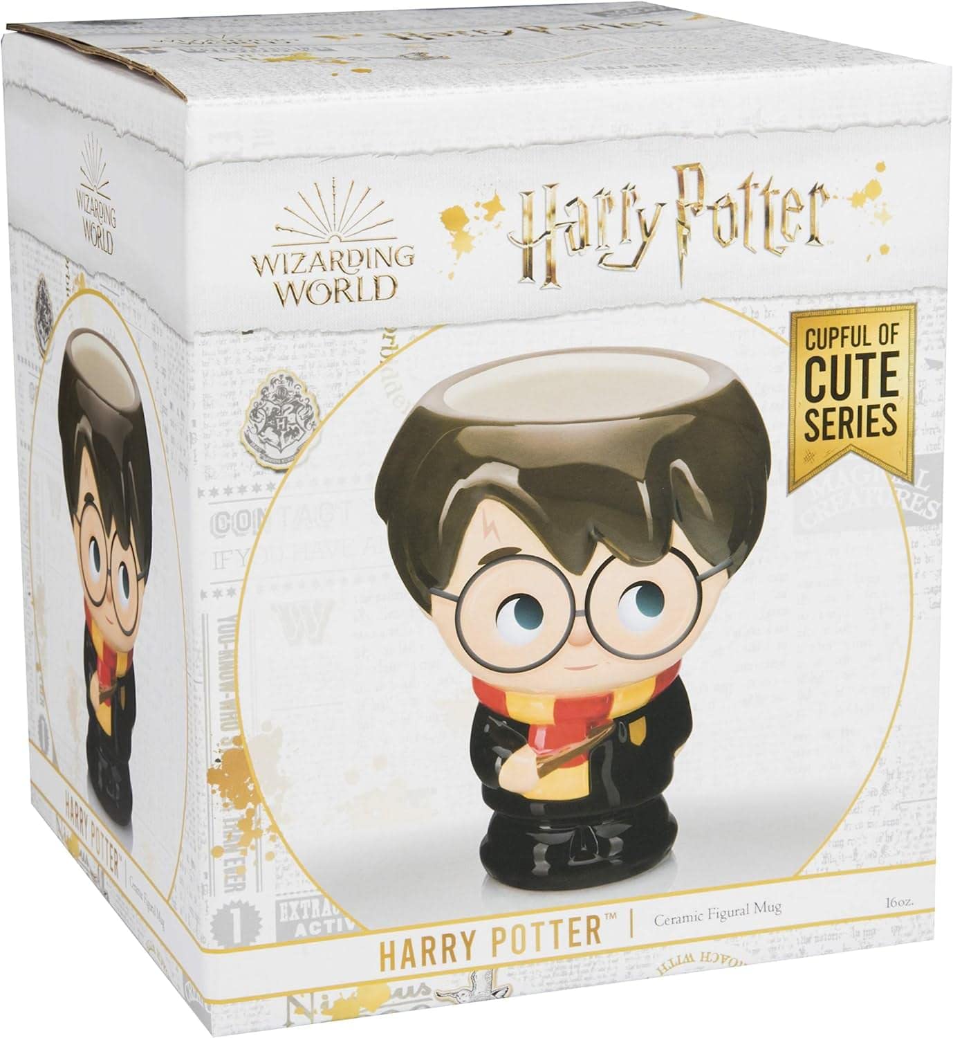 Foto 6 pulgar | Taza De Café Con Figura Kawaii De Harry Potter  480 Ml  Cerámica - Venta Internacional.