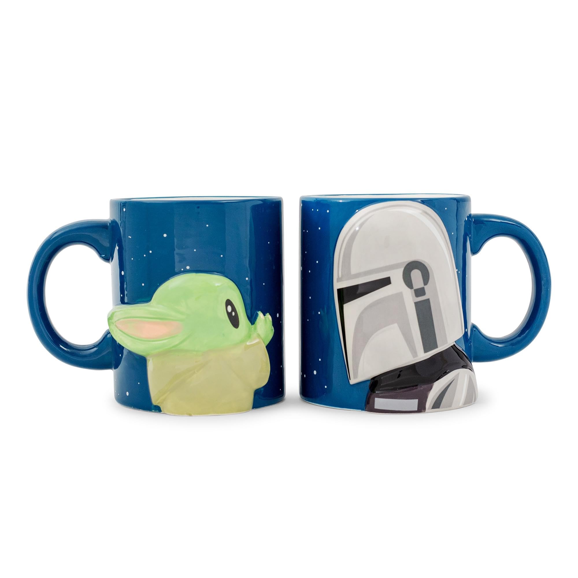 Foto 2 pulgar | Juego De Tazas Silver Buffalo Star Wars Mandalorian  20 Onzas  X2 - Venta Internacional.