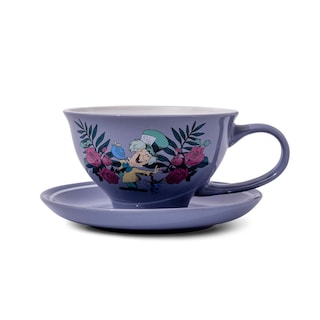 Foto 5 | Taza De Té Y Platillo Silver Buffalo Alicia En El País De Las Maravillas 350 Ml - Venta Internacional.