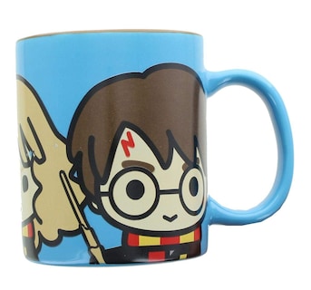 Foto 1 | Taza De Café Harry Potter De Cerámica Azul De 325 Ml Con Diseño De Chibi - Venta Internacional.