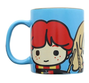 Foto 2 | Taza De Café Harry Potter De Cerámica Azul De 325 Ml Con Diseño De Chibi - Venta Internacional.