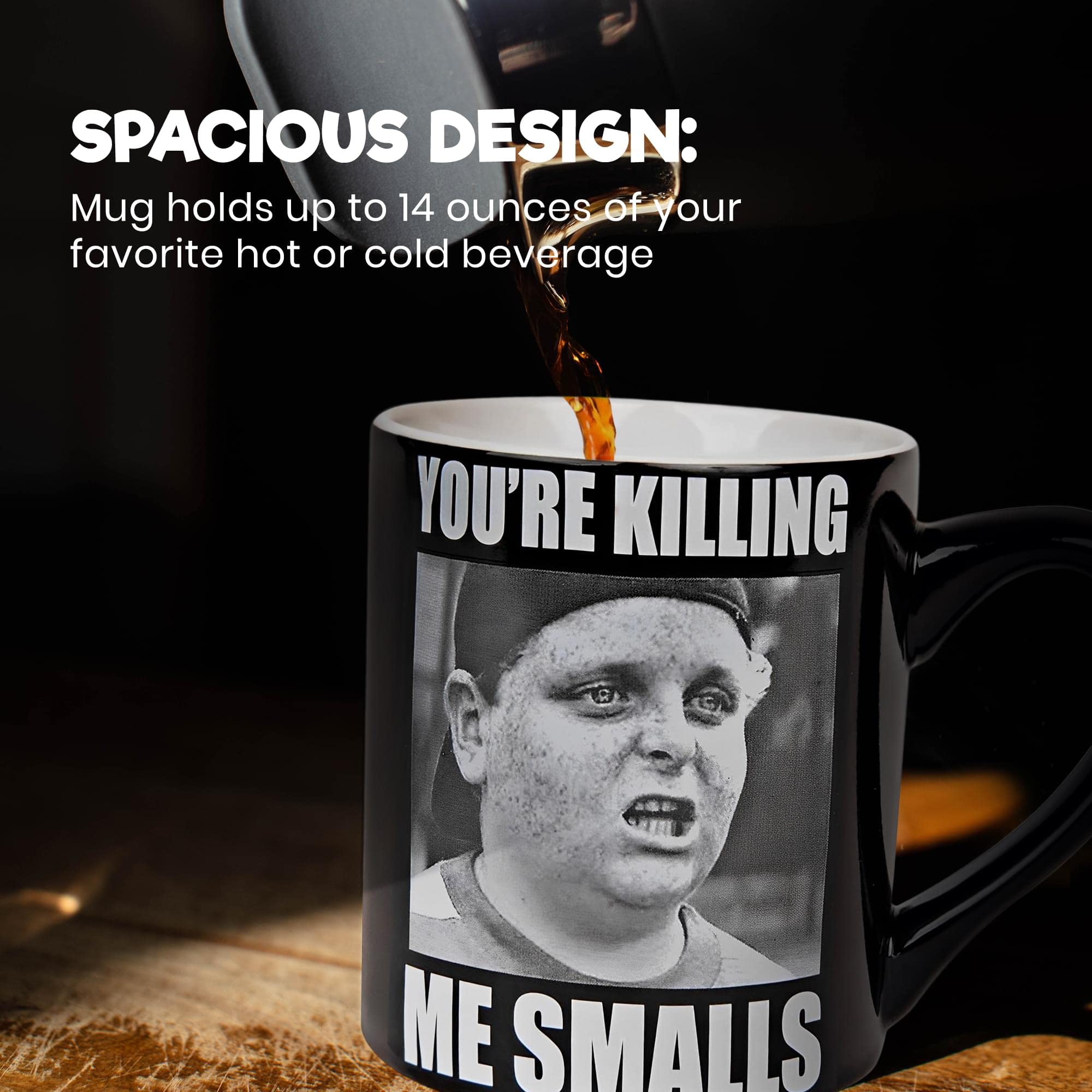 Foto 6 pulgar | Taza De Café Silver Buffalo Sandlot You're Killing Me Smalls - Venta Internacional.