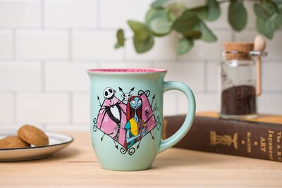 Foto 2 | Taza Plateada Buffalo Disney Nightmare Before Christmas 480 Ml - Venta Internacional.