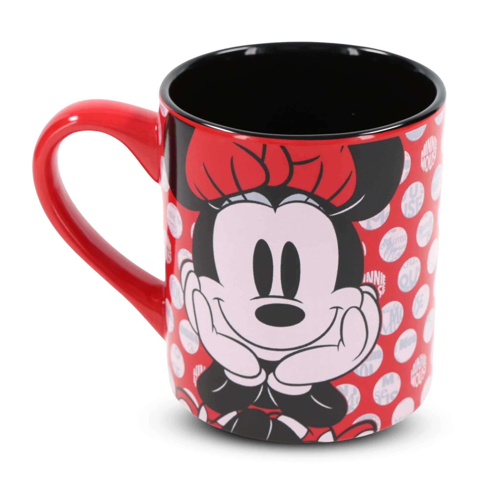 Foto 4 pulgar | Taza De Cerámica Plateada Con Diseño De Buffalo Disney Minnie Mouse  400 Ml - Venta Internacional.