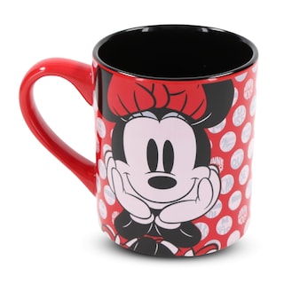 Foto 3 | Taza De Cerámica Plateada Con Diseño De Buffalo Disney Minnie Mouse 400 Ml - Venta Internacional.