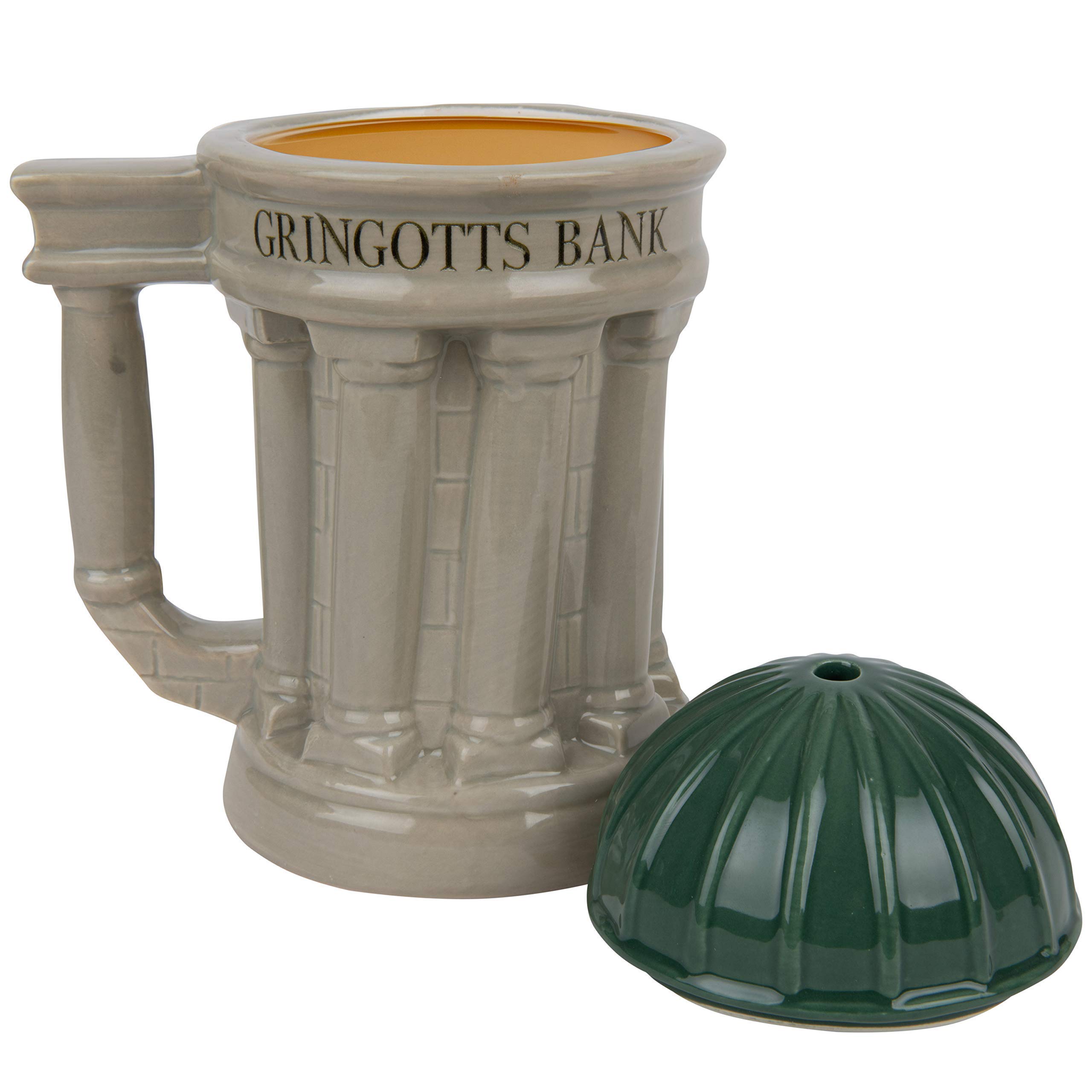 Foto 4 pulgar | Taza Harry Potter Gringotts Bank De Cerámica De 900 Ml Con Tapa - Venta Internacional.