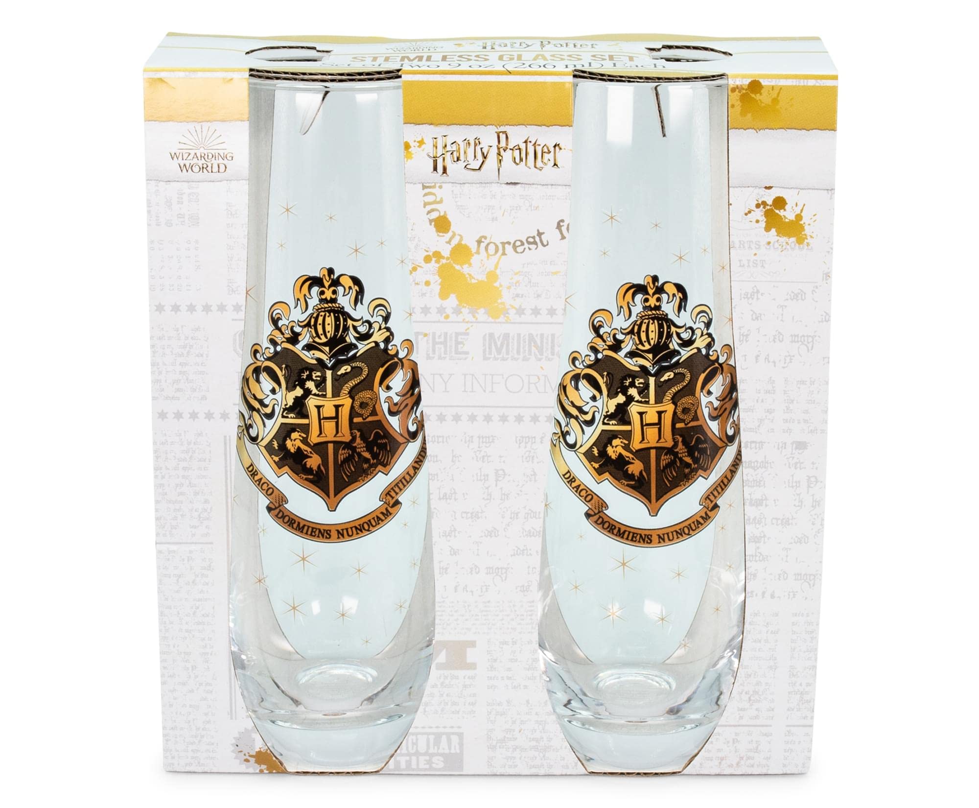 Foto 2 | Juego De Copas De Champán Harry Potter Hogwarts 270 Ml (juego De 2) - Venta Internacional.