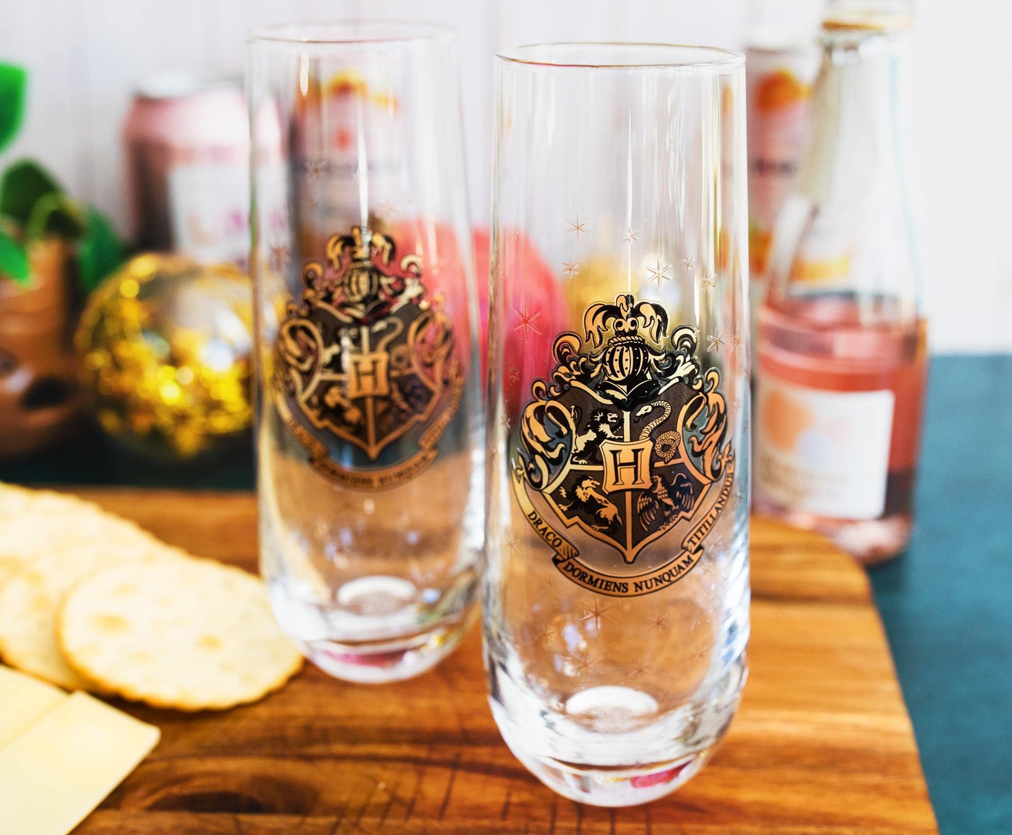 Foto 4 pulgar | Juego De Copas De Champán Harry Potter Hogwarts 270 Ml (juego De 2) - Venta Internacional.