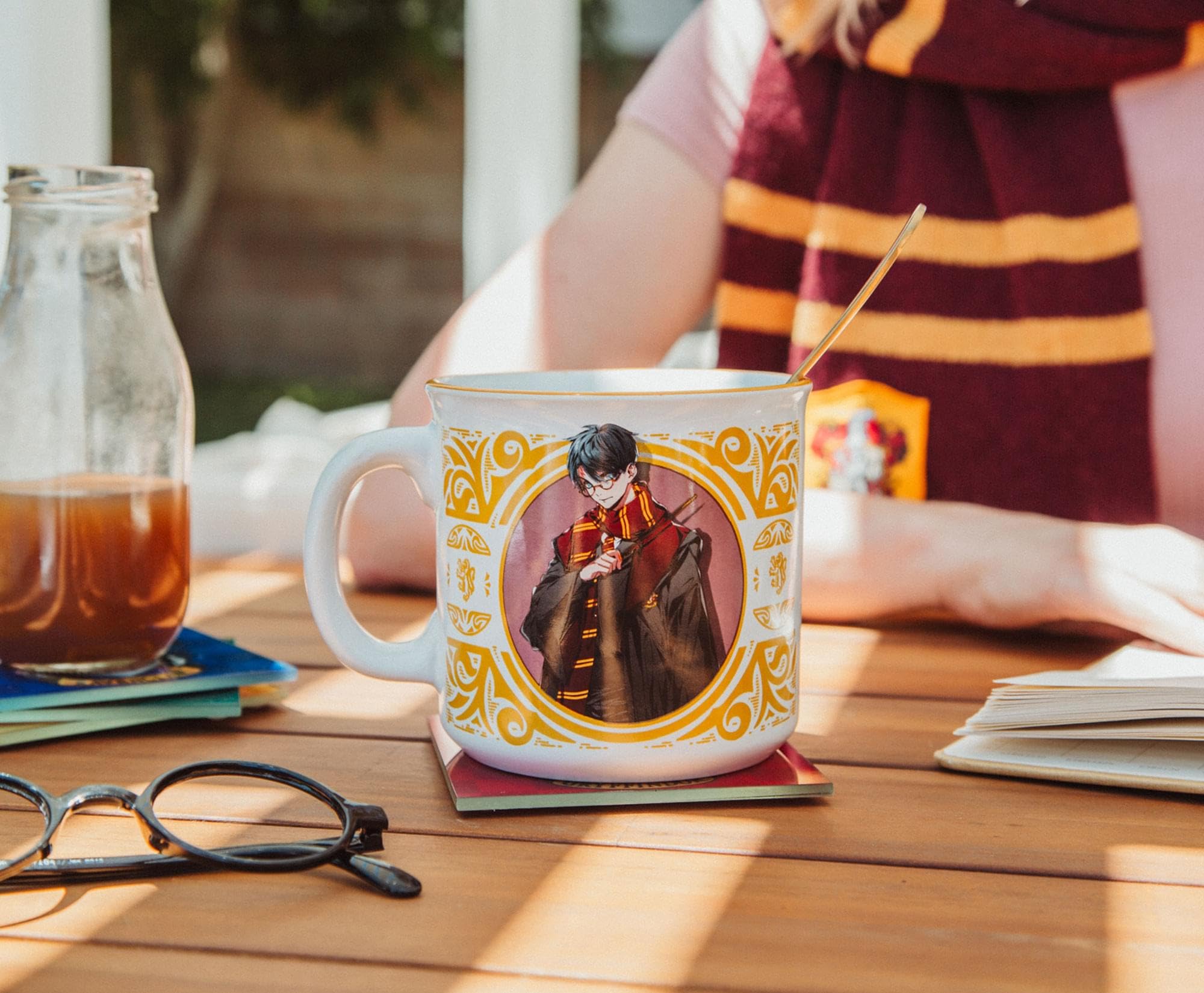 Foto 7 | Taza Camper Silver Buffalo Estilo Anime Con Diseño De Harry Potter  600 Ml - Venta Internacional.