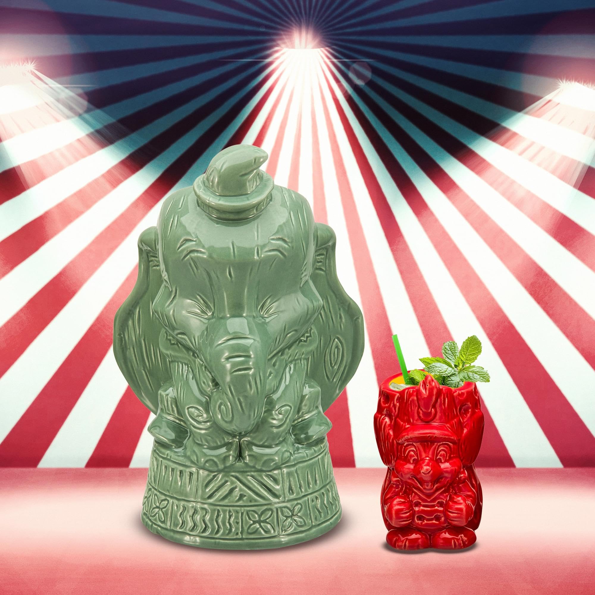 Foto 5 pulgar | Set De Tazas Geeki Tikis Disney Dumbo Y Timothy Mouse - Venta Internacional.