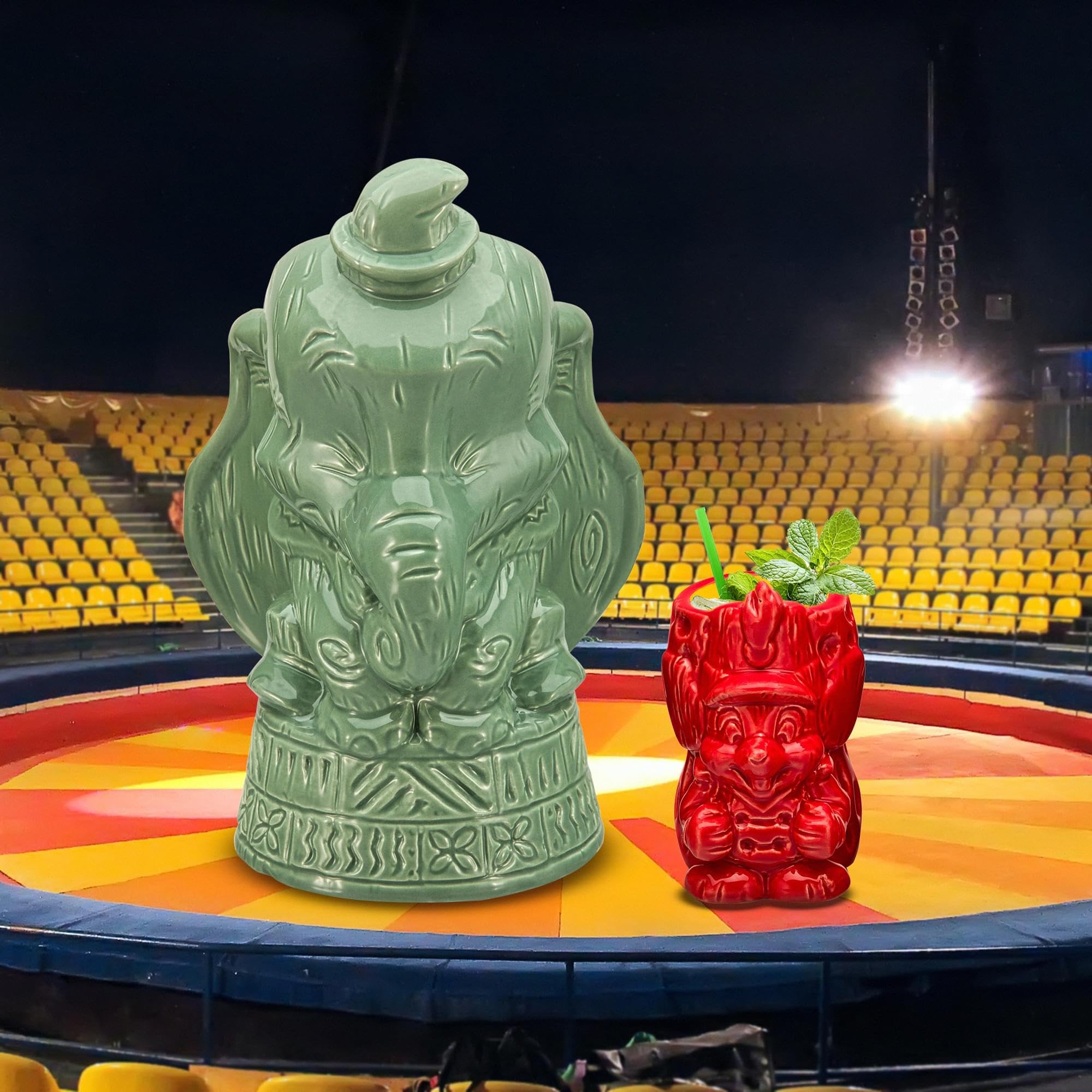 Foto 6 pulgar | Set De Tazas Geeki Tikis Disney Dumbo Y Timothy Mouse - Venta Internacional.