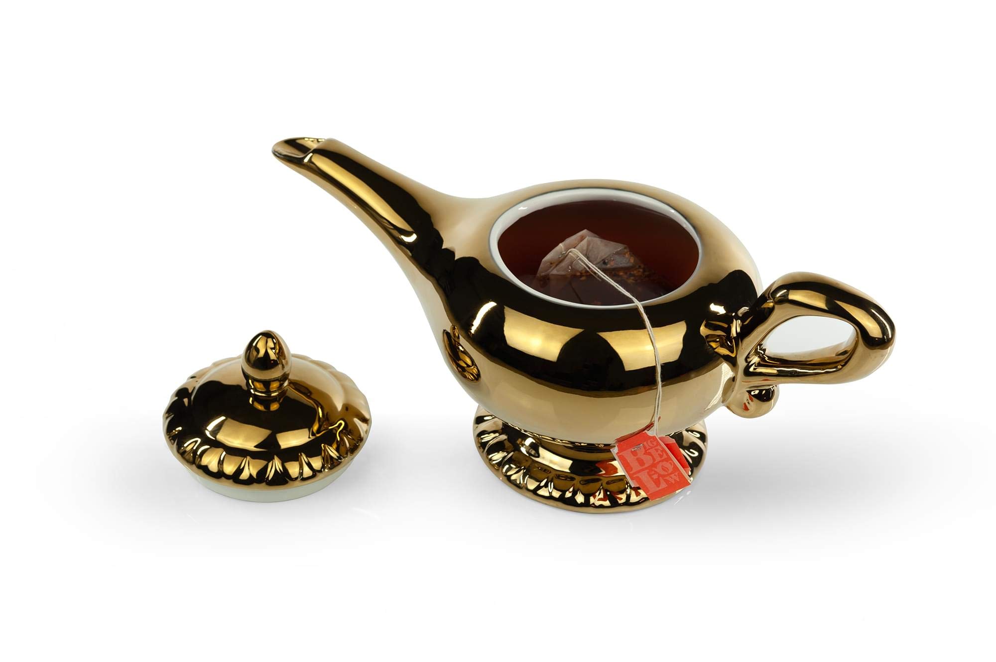 Foto 1 | Lámpara Teapot Aladdin Golden Genie De Cerámica De 950 Ml Con Tapa - Venta Internacional.