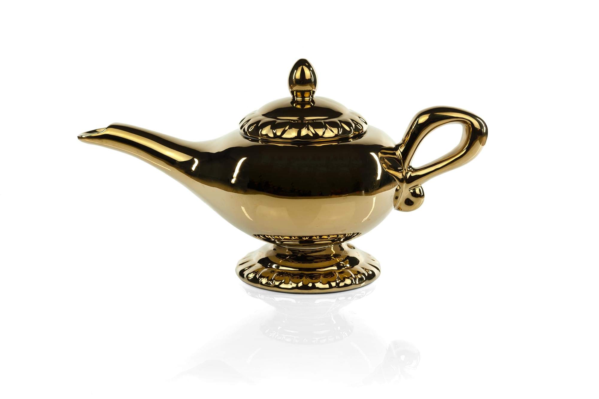Foto 3 pulgar | Lámpara Teapot Aladdin Golden Genie De Cerámica De 950 Ml Con Tapa - Venta Internacional.