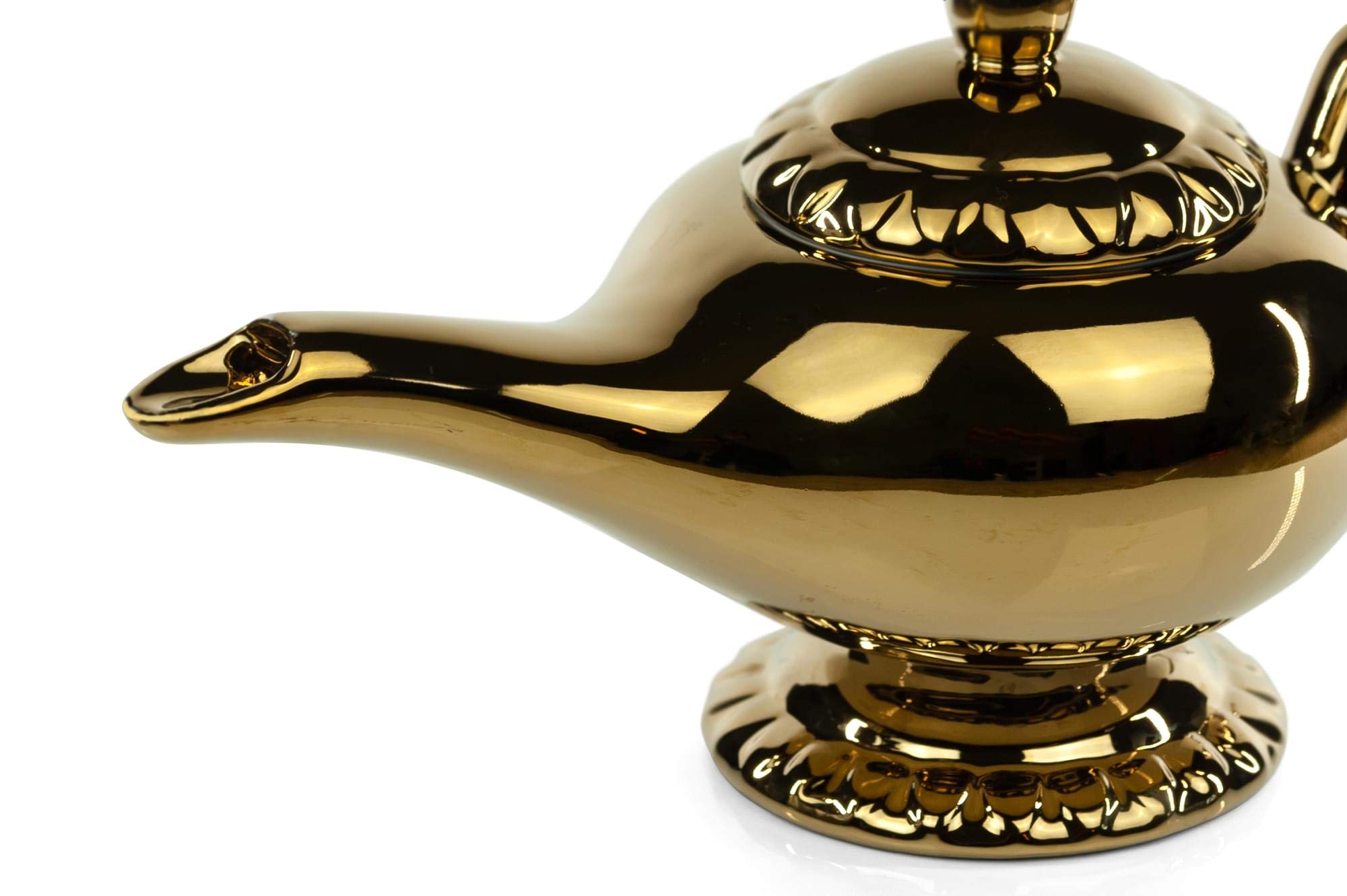 Foto 4 pulgar | Lámpara Teapot Aladdin Golden Genie De Cerámica De 950 Ml Con Tapa - Venta Internacional.