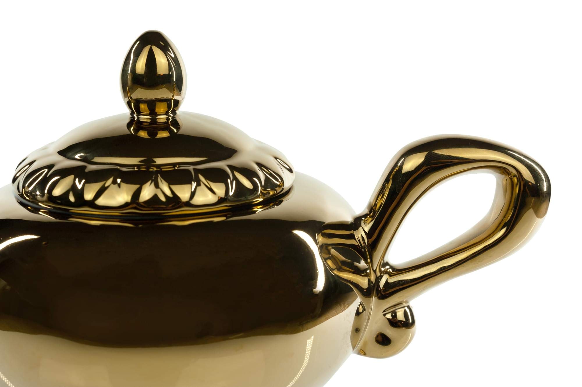 Foto 5 pulgar | Lámpara Teapot Aladdin Golden Genie De Cerámica De 950 Ml Con Tapa - Venta Internacional.