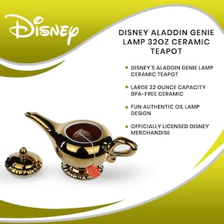 Foto 7 | Lámpara Teapot Aladdin Golden Genie De Cerámica De 950 Ml Con Tapa - Venta Internacional.