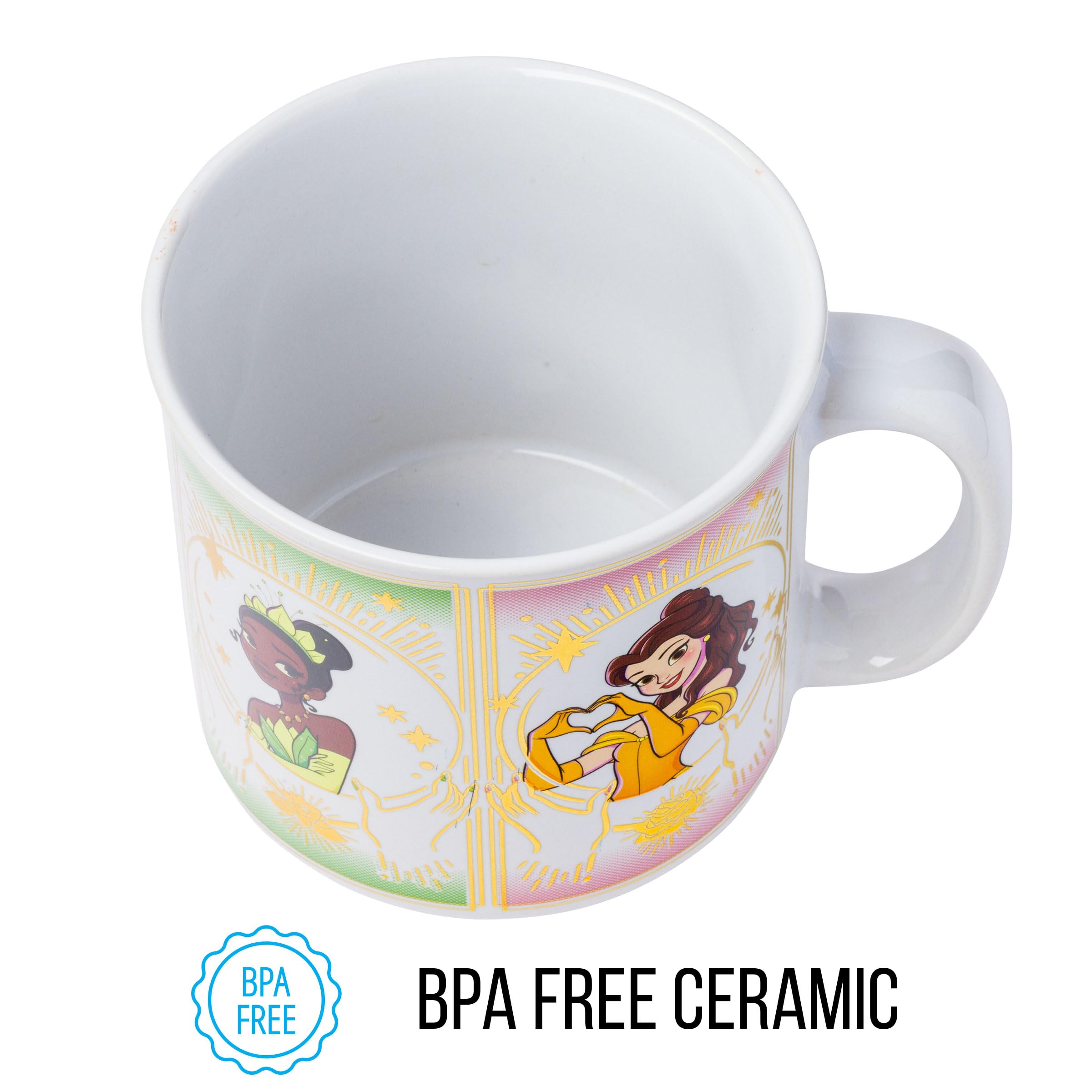 Foto 3 | Taza De Cerámica Camper Silver Buffalo Disney Princess 600 Ml - Venta Internacional.